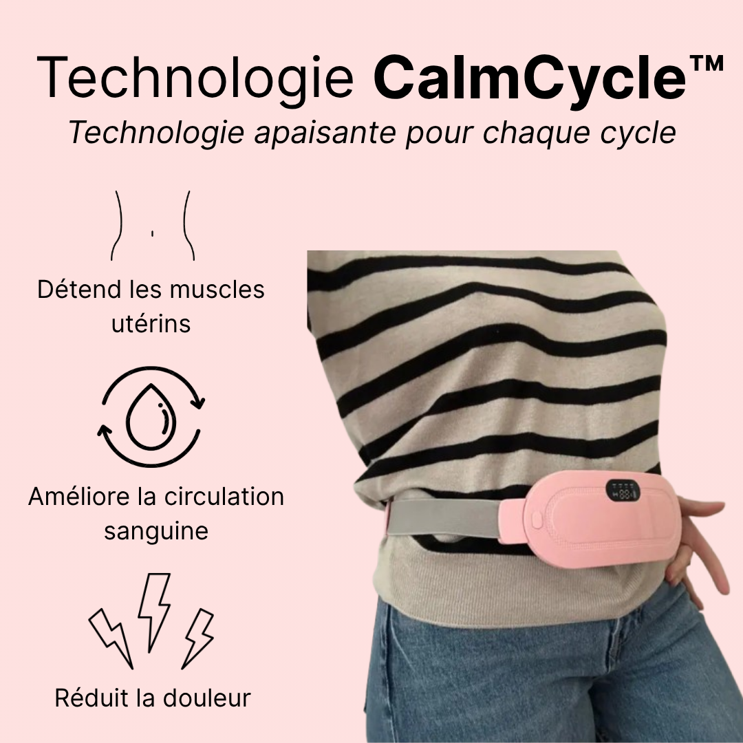 Cyclicare - Ceinture chauffante et massante menstruelle Cyclicare